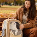 EliteExplorer™ | Panoramic View Pet Carrier - Lightweight Ergonomic Backpack for Cats & Dogs