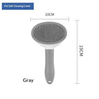 AuraPure™ Titan-Comb | Heavy-Duty Steel Hair Remover – One-Touch Professional Grooming Brush for Deep Undercoat Care
