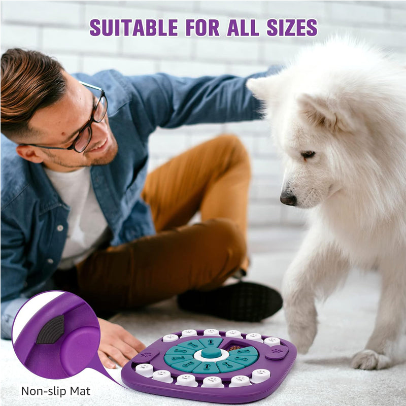 AuraPlay™ Mind-Mover | Interactive Treat Puzzle – Anti-Boredom Cognitive Training System for All Breeds