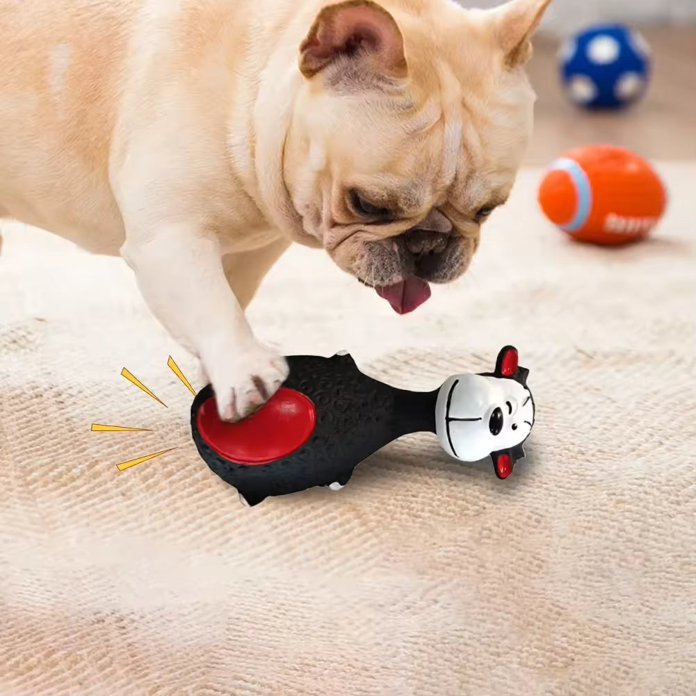 AuraPlay™ Soft-Bite Series | 4pcs Cute Sound-Emitting Latex Toys – Gentle Teething & Oral Health Set for Young Pets