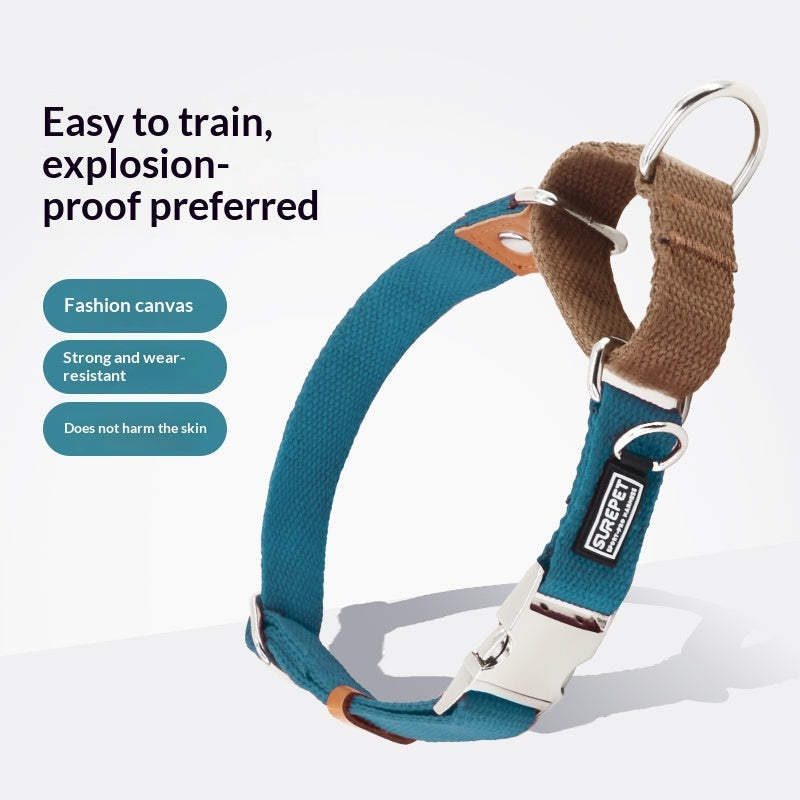 AuraGuard™ Guardian Collar | Heavy-Duty Reflective Collar with Custom ID Plate – Adventure-Ready & Escape-Safe