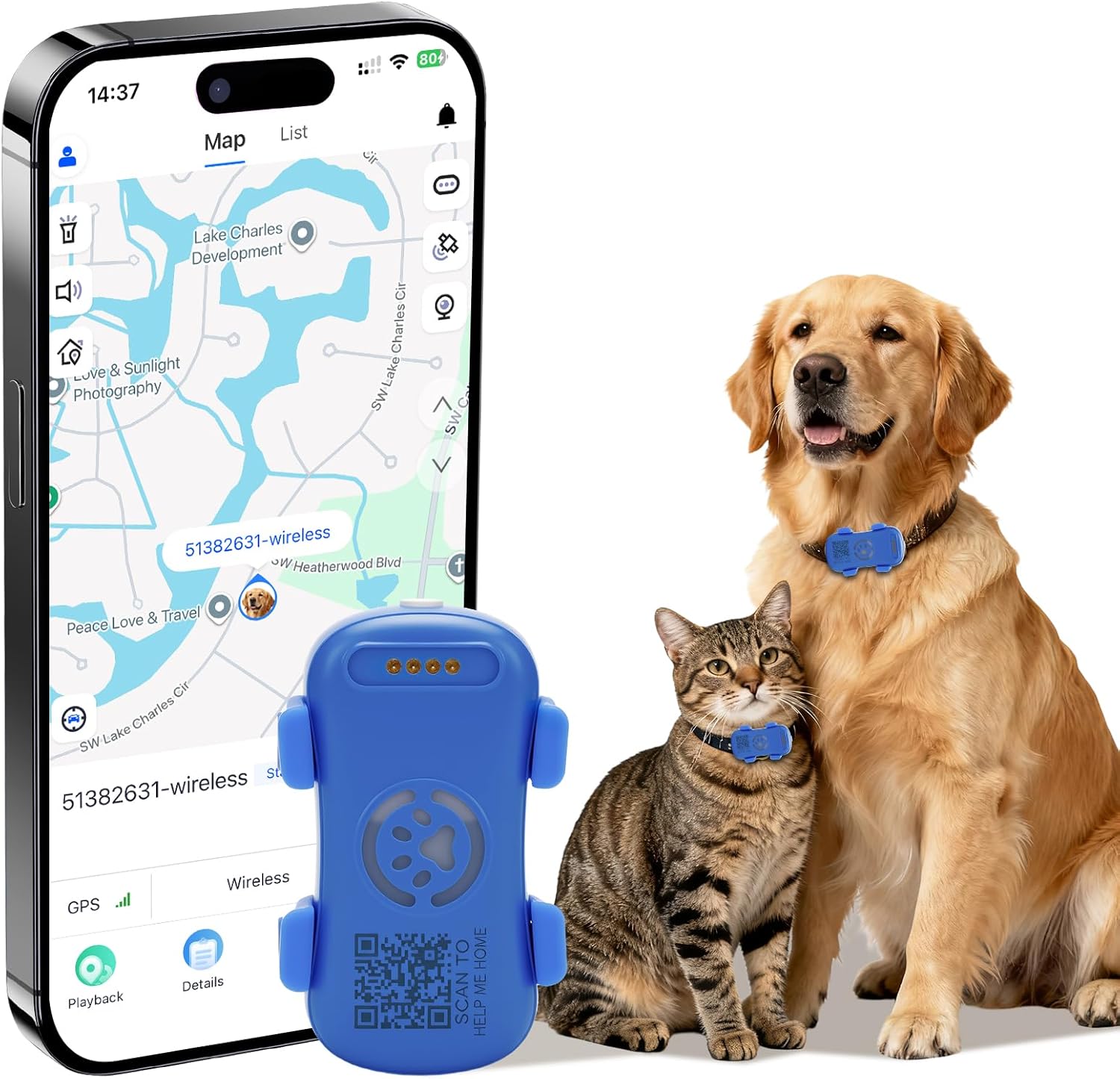 EliteLocate™ | Smart Anti-Lost Pet GPS with Geofence & Sound Alarm