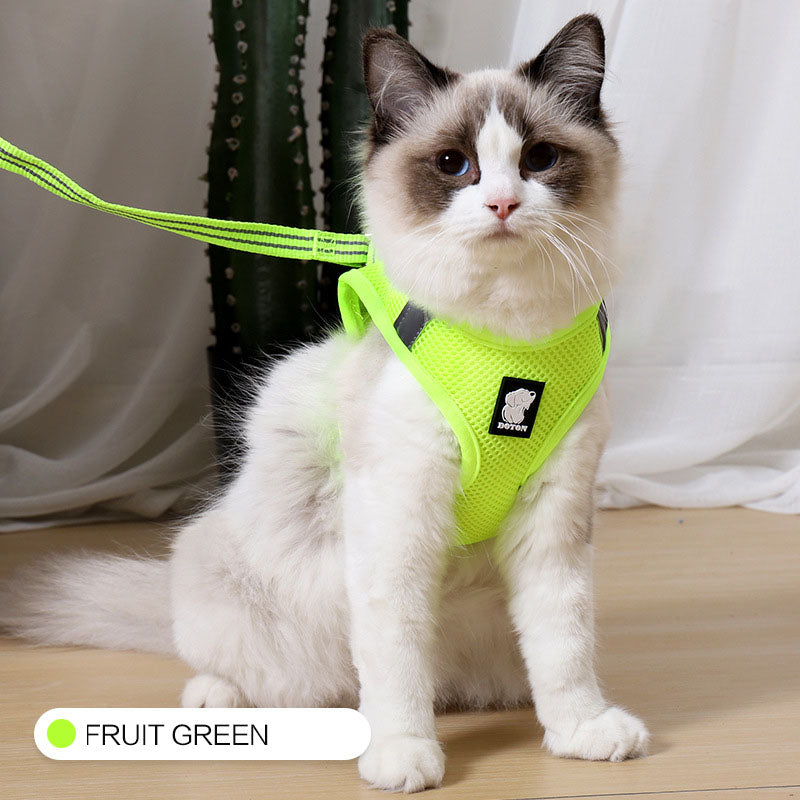 EliteSecure™ | Zero-Pressure Cat Harness - Professional Anti-Strike Walking Gear