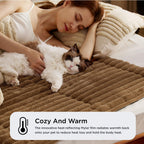 EliteVelvet™ | Luxury Faux Rabbit Fur Bed - Self-Warming Cozy Pet Mattress