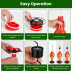 EliteNectar™ | Premium Hand-Crafted Hummingbird Oasis - Includes Ant Moat & Hanging Kit