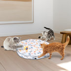 AuraPlay™ Pulse | Fast-Rolling Rechargeable Cat Ball – 360° Intelligent Evasion Toy with Stealth Pouch