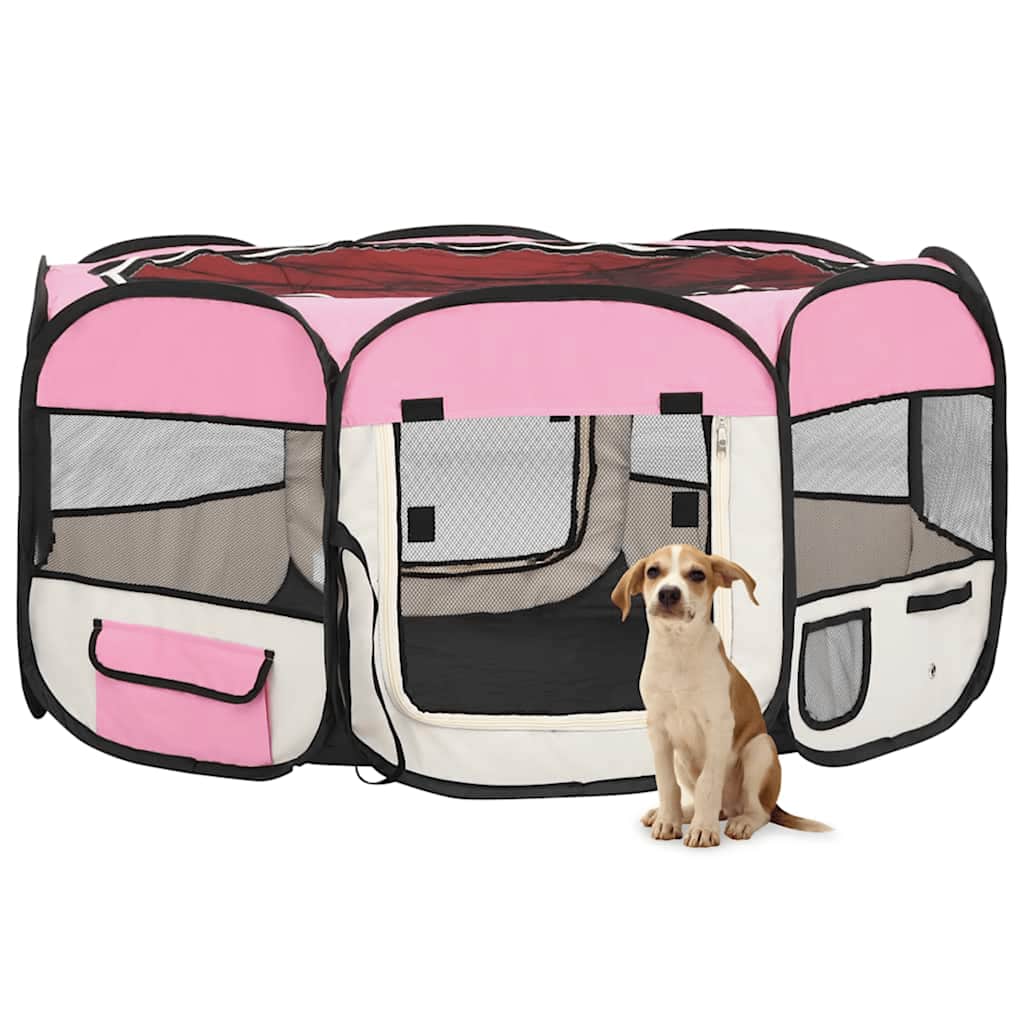 AuraGuard™ Pop-Up | Instant Folding Puppy Sanctuary – Breathable 360° Mesh Exercise Pen for Indoor & Outdoor Travel