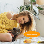 EliteSqueak™ | 3-in-1 Automatic Motion Mouse - Chirping & Feather Tail Interactive Toy