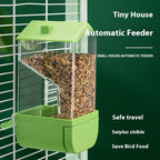 EliteFlow™ | Anti-Scatter Automatic Pet Feeder - Self-Filling & Seed-Sorting Bird Station
