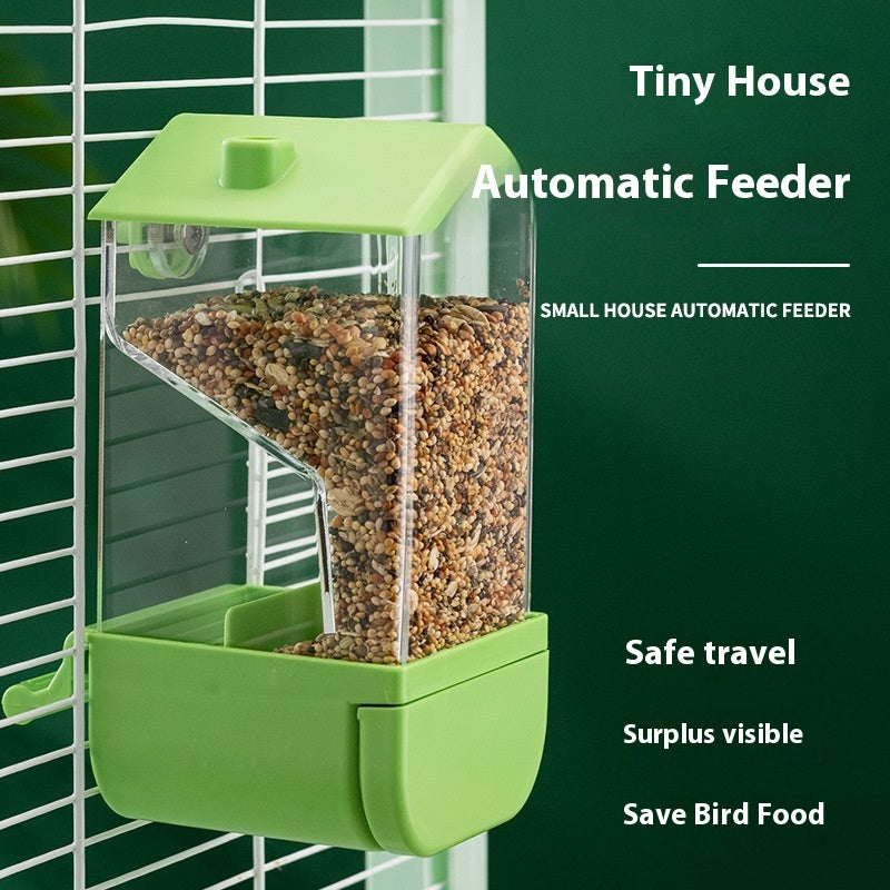 EliteFlow™ | Anti-Scatter Automatic Pet Feeder - Self-Filling & Seed-Sorting Bird Station