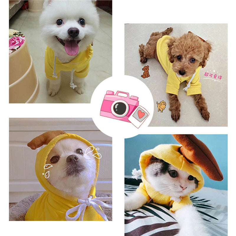 EliteSnug™ | Ultra-Soft Fruit Pet Hoodie - Premium Winter Fleece Outfit