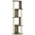 AuraEstate™ Skyline Peak | Designer Corner Cat Tower – Tall Climbing Sanctuary & Kitten-Friendly Multi-Level Play Center