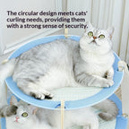 AuraEstate™ Heritage-Cool | Premium Solid Wood Cat Throne – Breathable Rattan Mat & Eco-Friendly Summer Retreat
