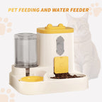 EliteFlow™ | Smart Duo Pet Feeder - Self-Replenishing Food Dispenser & Waterer