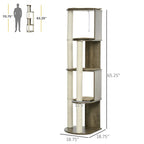 AuraEstate™ Skyline Peak | Designer Corner Cat Tower – Tall Climbing Sanctuary & Kitten-Friendly Multi-Level Play Center