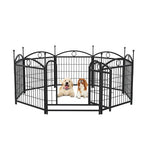 EliteFlow™ | Portable Pet Exercise Barrier - 8-Panel Secure Playpen for Puppies & Small Pets
