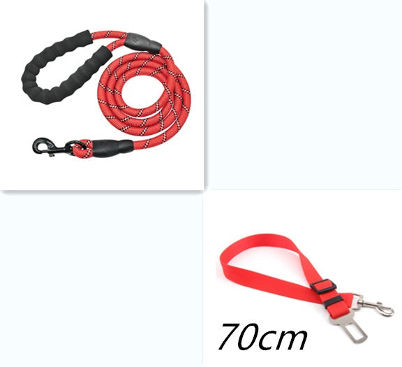 EliteLead™ | Professional Grade Nylon Leash - Reflective Safety Gear for All Sizes