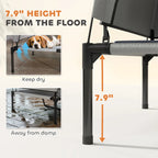 EliteExplorer™ | Raised Pet Cot & Sun-Shield - All-Terrain Travel Bed