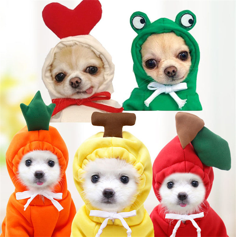 EliteSnug™ | Ultra-Soft Fruit Pet Hoodie - Premium Winter Fleece Outfit