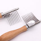 AuraPure™ Velvet-Groom | Precision Pet Brush – Gentle Loose Fur & Knot Extractor with Ergonomic Skin-Safe Bristles
