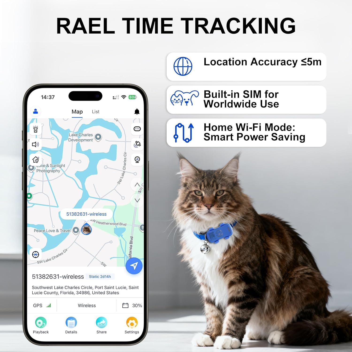 EliteLocate™ | Smart Anti-Lost Pet GPS with Geofence & Sound Alarm