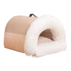 EliteHaven™ | Foldable Warm Pet Nest - Long-Plush Anti-Moisture Comfort Bed