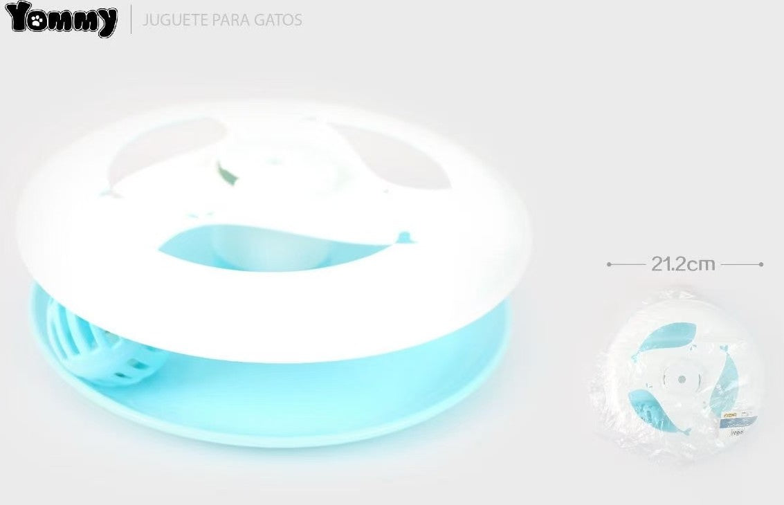 AuraPlay™ Orb-Runner | DIY Circular Motion Track – Expandable Indoor Hunting Game for Cats