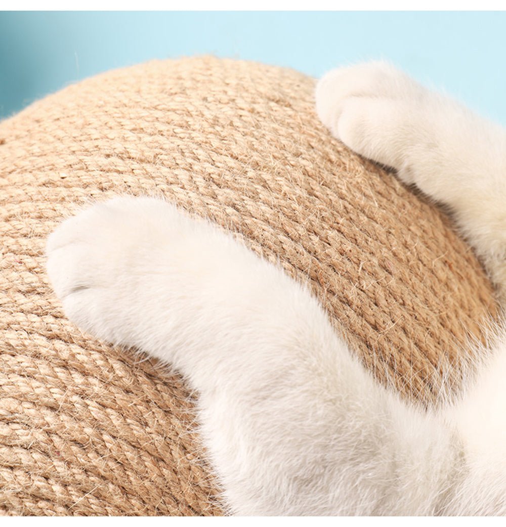 ApexCatch™ | Vertical Solid Wood Cat Scratching Orb - Aura Pet Elite