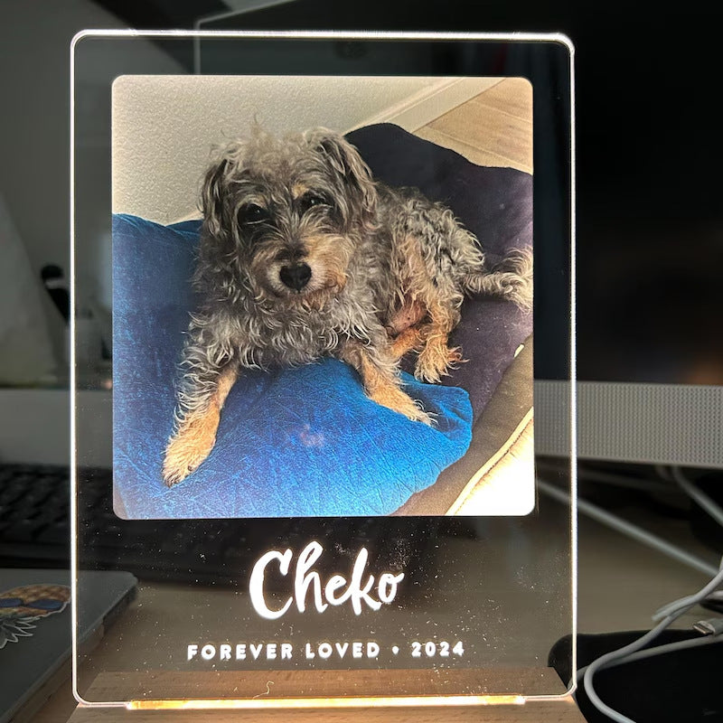 EliteHonor™ | Bespoke Pet Memorial Plaque - Eternal Tribute with Photo & Custom Date