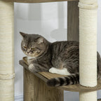 AuraEstate™ Skyline Peak | Designer Corner Cat Tower – Tall Climbing Sanctuary & Kitten-Friendly Multi-Level Play Center