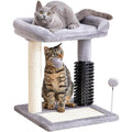 EliteKitten™ Oasis | Small Multipurpose Cat Tree - Plush Perch with Massage Arch & Play Ball
