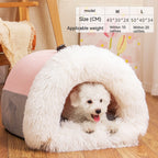 EliteHaven™ | Foldable Warm Pet Nest - Long-Plush Anti-Moisture Comfort Bed
