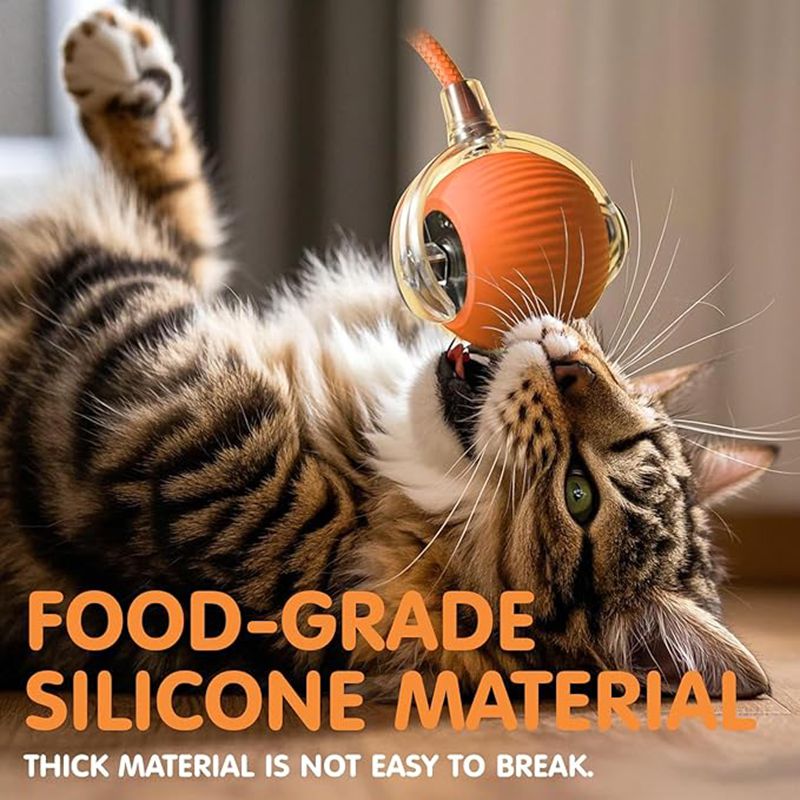 EliteGlide™ | Intelligent Sensor-Driven Cat Toy - Rechargeable Electric Fitness Ball