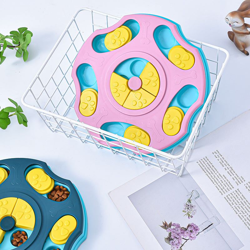 AuraPlay™ Scent-Master | 2-in-1 Vocalizing Snack Puzzle – Slow-Feeding Engagement Toy for Anxiety Relief