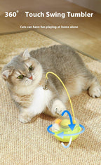 EliteBalance™ | 2-in-1 Treat Leaking Ball - Interactive Gravity Tumbler for Cats