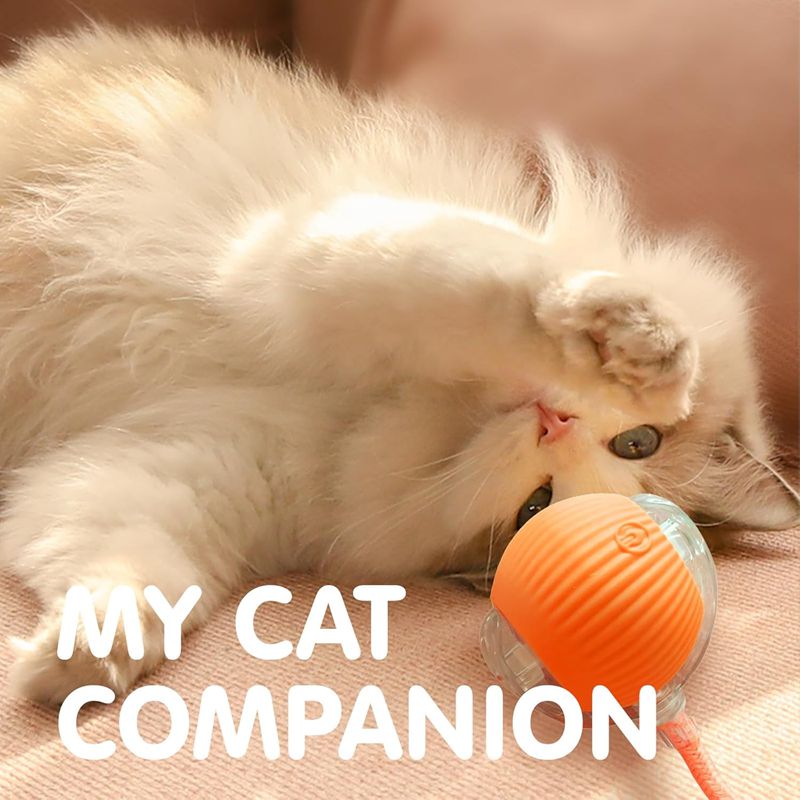 EliteGlide™ | Intelligent Sensor-Driven Cat Toy - Rechargeable Electric Fitness Ball