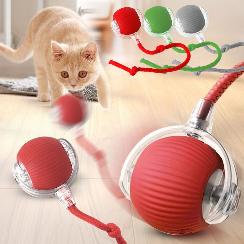 EliteGlide™ | Intelligent Sensor-Driven Cat Toy - Rechargeable Electric Fitness Ball