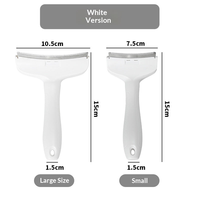 AuraPure™ Pastel-Glide | Ergonomic Curved Deshedding Tool – Gentle Knot Remover with Macaron Aesthetic for Cats & Dogs