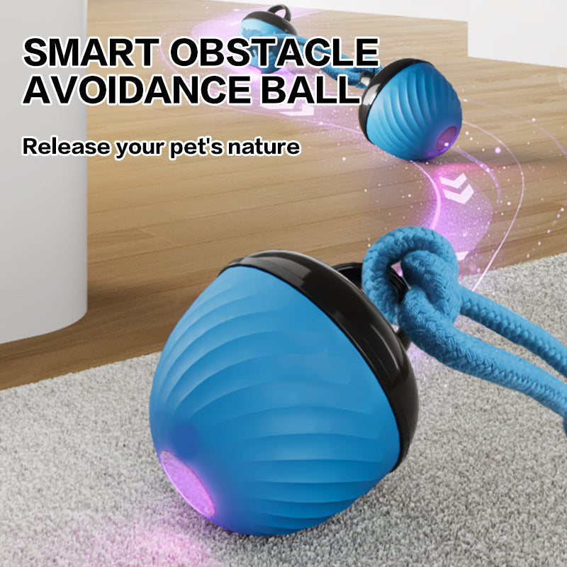 EliteAction™ | Multi-Surface Moving Pet Ball - USB Rechargeable Interactive Hunter