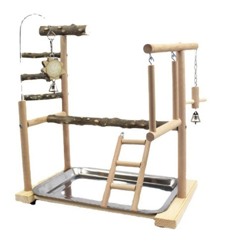 EliteRoost™ | Wild Zanthoxylum Wood Stand - Natural Texture Perch for Healthy Beaks & Claws
