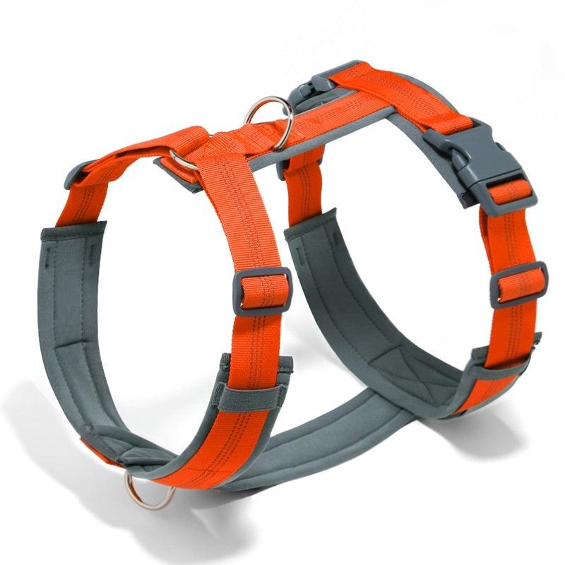 AuraGuard™ Active-Harness | Ergonomic Vest-Style Leash Set – Breathable High-Control Gear for Dogs & Puppies