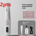 AuraPure™ Whisper-Shave | Narrow-Head Pet Detail Trimmer – Low-Noise Electric Groomer for Sensitive Areas