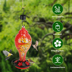 EliteNectar™ | Premium Hand-Crafted Hummingbird Oasis - Includes Ant Moat & Hanging Kit