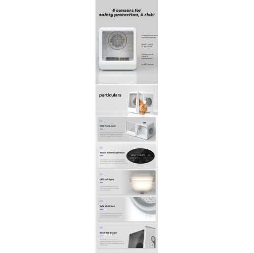 EliteBreeze™ | Smart Automatic Pet Dryer - Stress-Free Home Grooming Station with Smart Temp Control