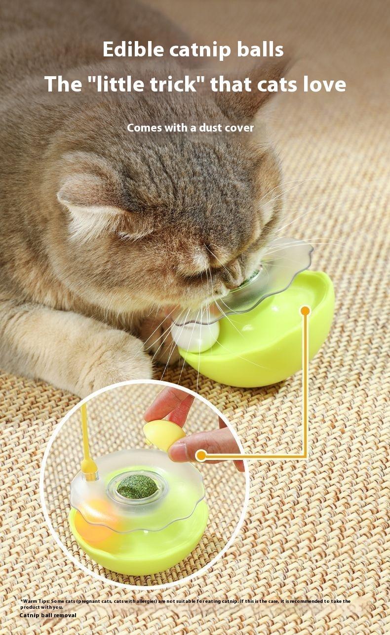 EliteBalance™ | 2-in-1 Treat Leaking Ball - Interactive Gravity Tumbler for Cats