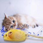 EliteSqueak™ | 3-in-1 Automatic Motion Mouse - Chirping & Feather Tail Interactive Toy