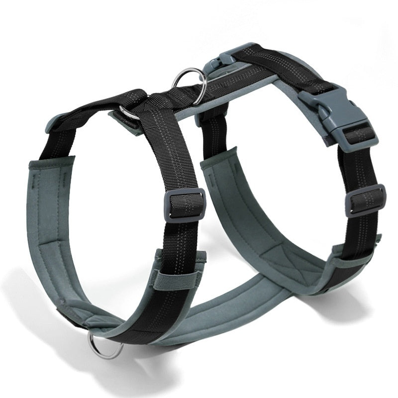AuraGuard™ Active-Harness | Ergonomic Vest-Style Leash Set – Breathable High-Control Gear for Dogs & Puppies