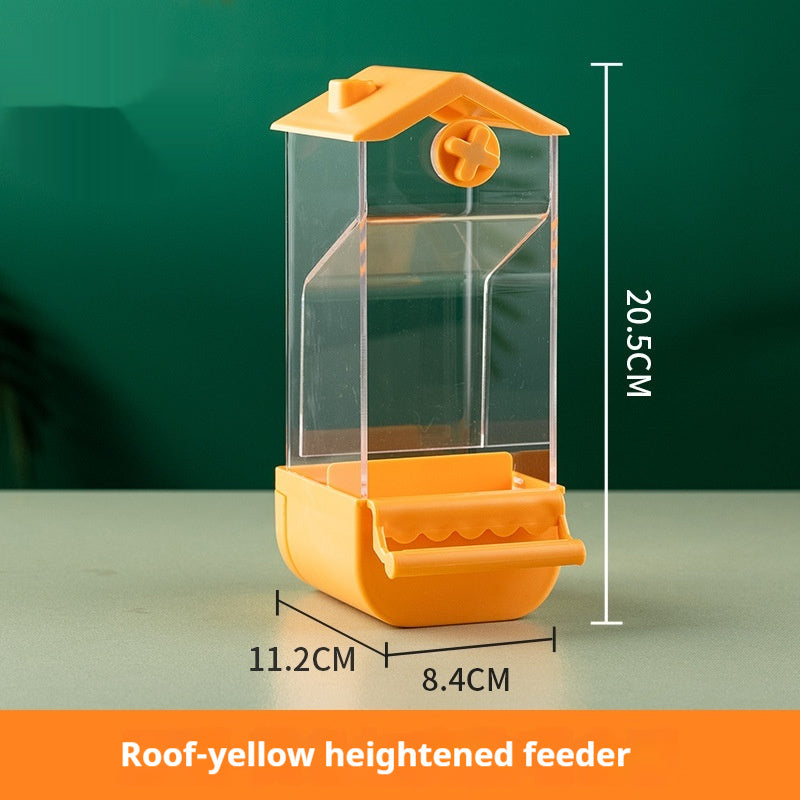 EliteFlow™ | Anti-Scatter Automatic Pet Feeder - Self-Filling & Seed-Sorting Bird Station