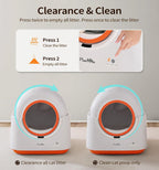 ElitePure™ Robotics | Intelligent Self-Sifting Litter Station - 24/7 Odor Control & Multi-Cat Tracking