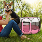 EliteCloud™ | Soft-Sided Exercise Pen - Pink & Blue Editions - Lightweight Indoor/Outdoor Pet Sanctuary
